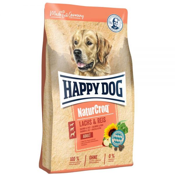 Happy Dog NaturCroq Lazac-rizs száraztáp